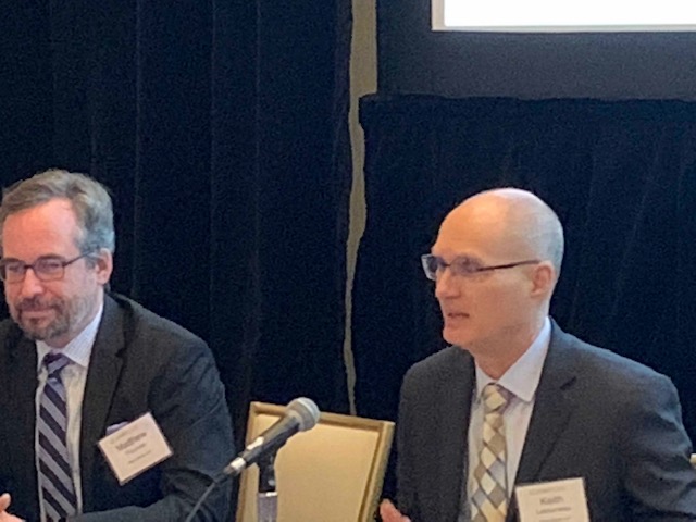 Matt Thomas (left) and Keith Letourneau at Blank Rome Pittsburgh Energy Industry Update 2018