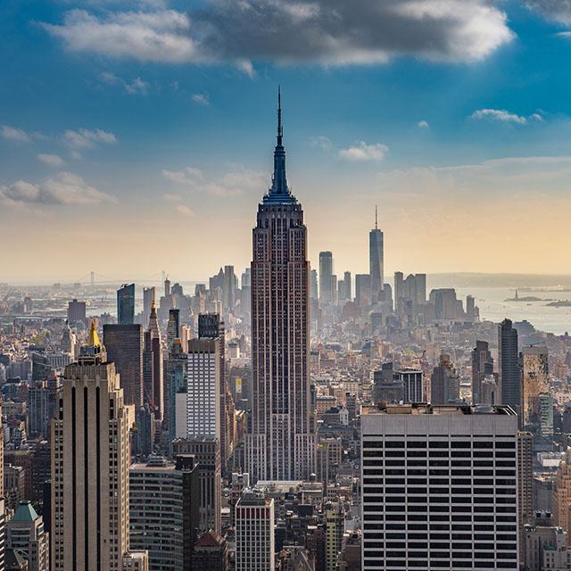 New York Skyline Spotlight Image