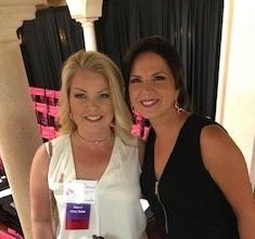 Michelle Gervais and Fox13’s Linda Hurtado, who served as the Fashion for Hope emcee.