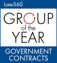 Gov't Contracts Law360 Logo