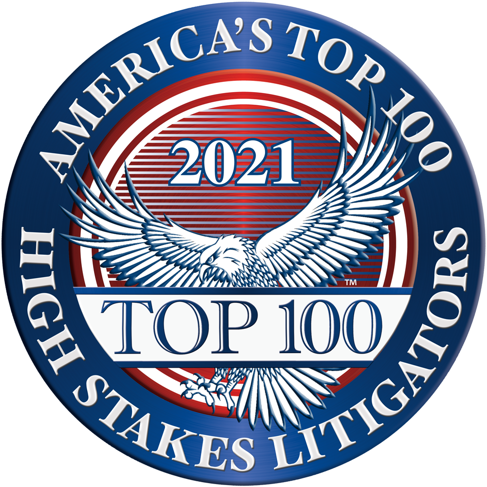 2021 100 Top High Stakes Litigators Logo