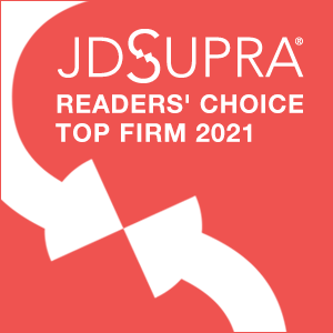 JD Supra Readers Choice Top Firm Badge
