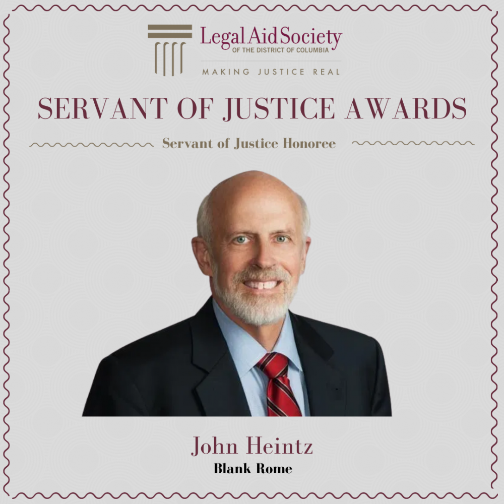 John Heintz Servant of Justice