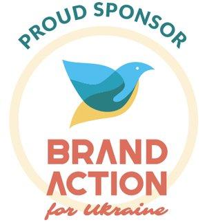 Brand Action for Ukraine Sponsor Badge