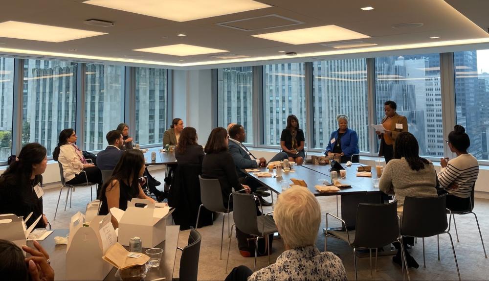 LCLD Fellows Leadership Lunch in Blank Rome's New York office on October 30, 2023