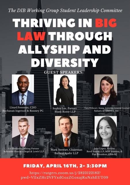 Thriving in Big Law Through Allyship and Diversity 041621 Flyer